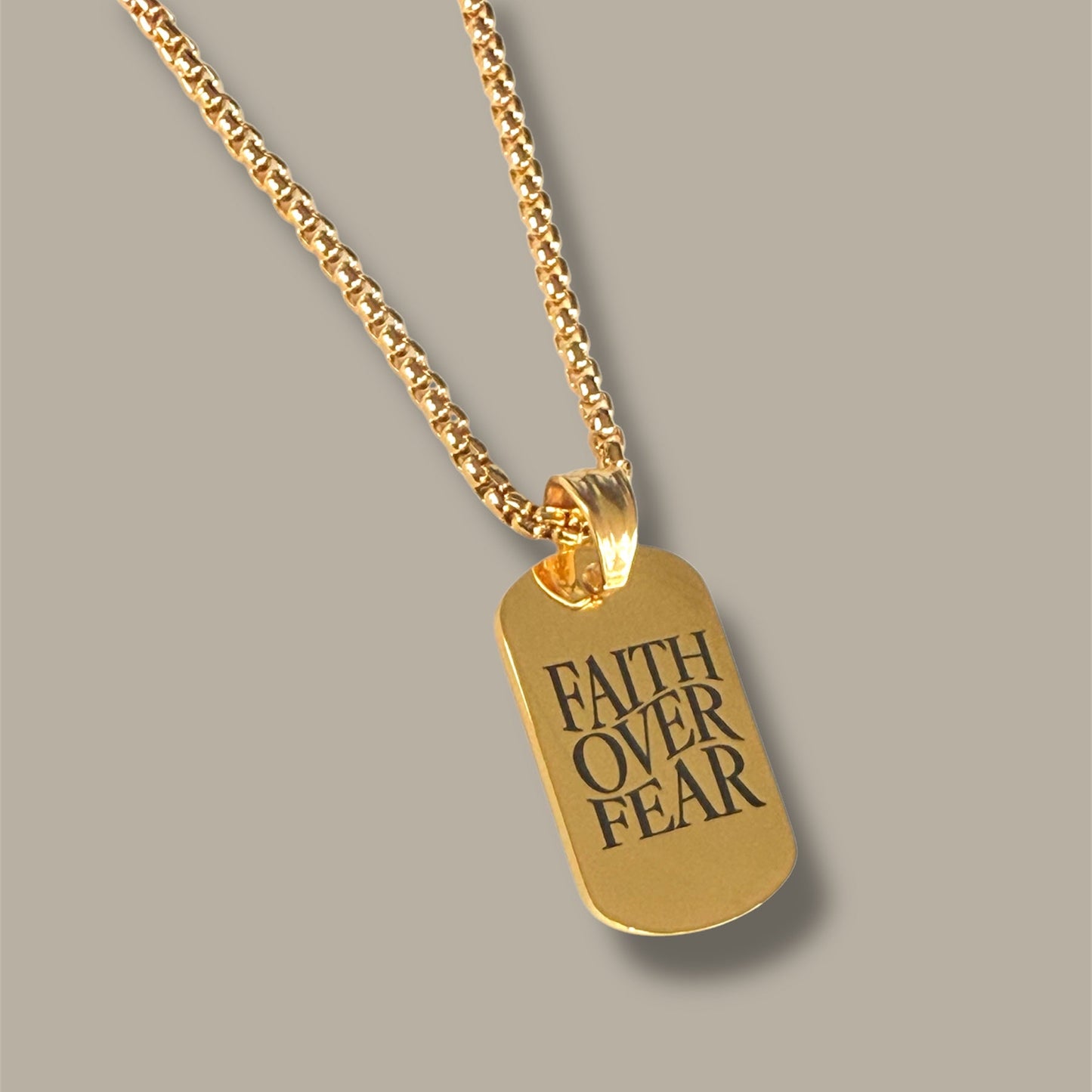 Faith Over Fear Necklace