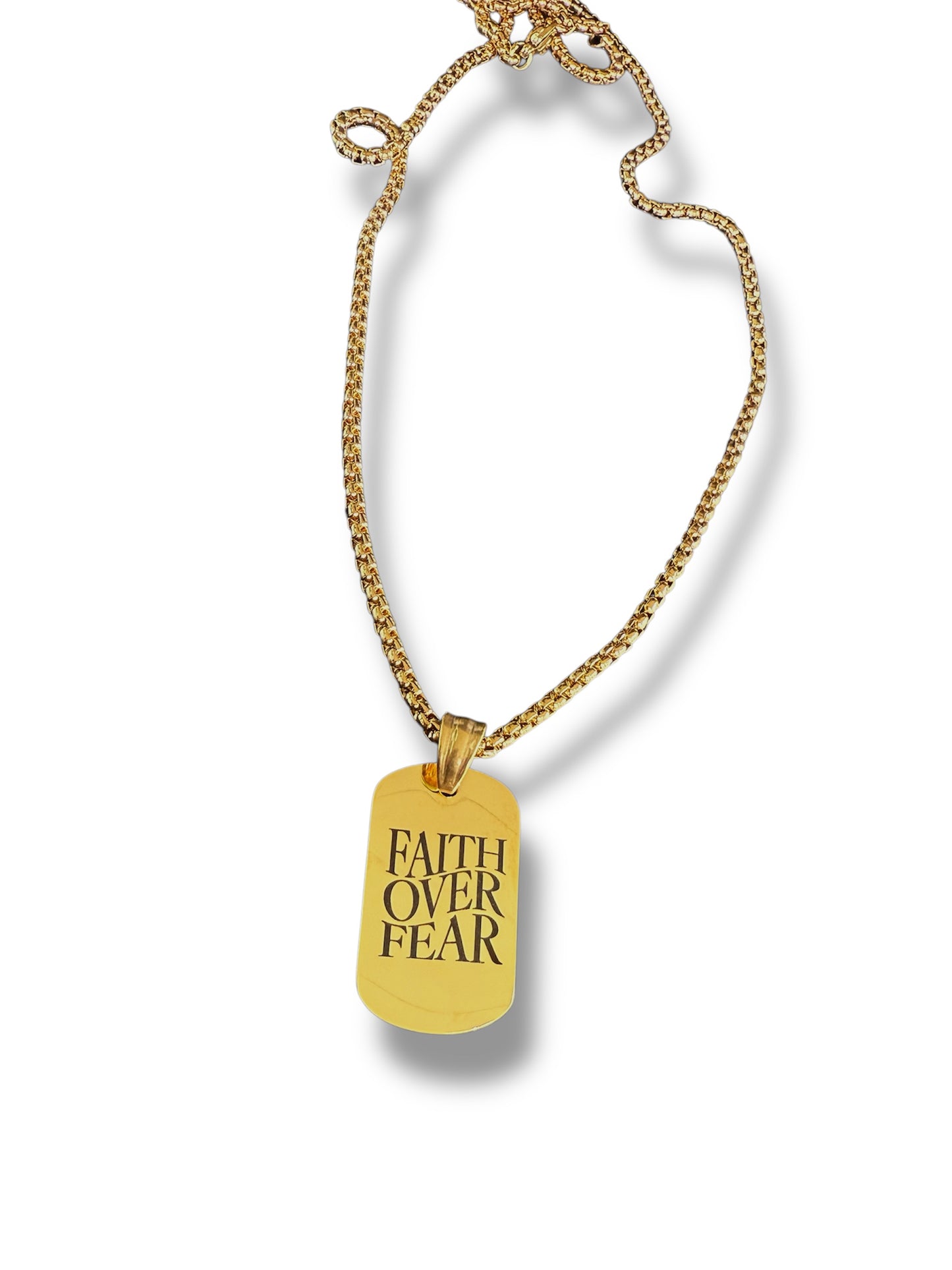 Faith Over Fear Necklace