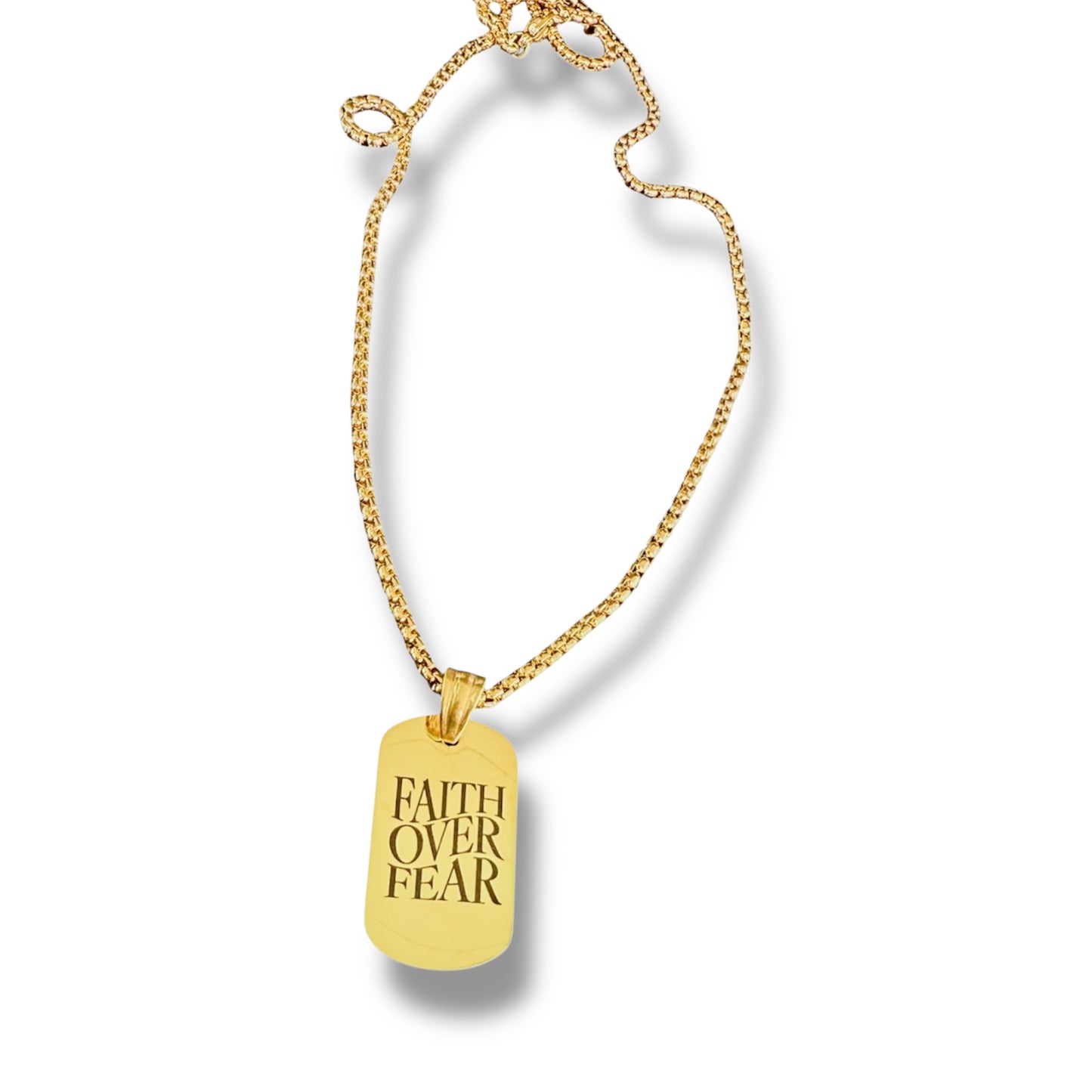 Faith Over Fear Necklace