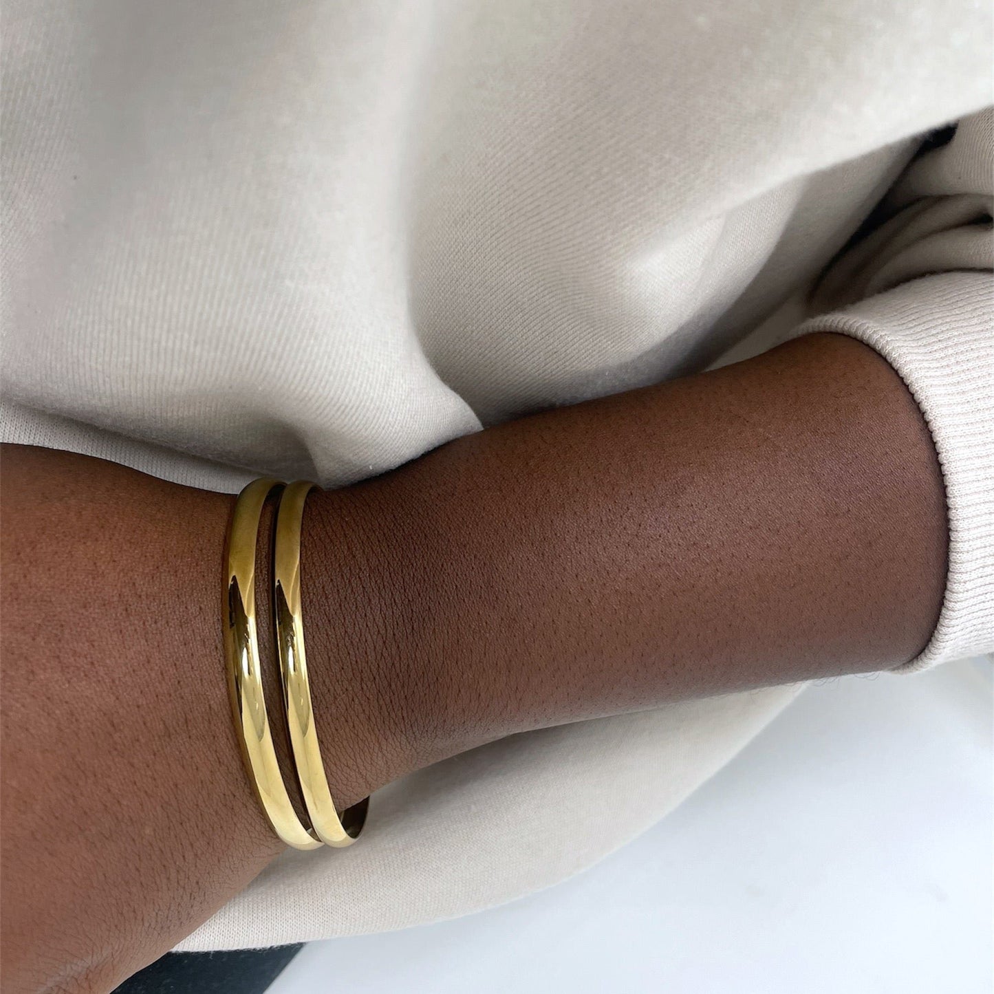 Gold Bangle Bracelet Set
