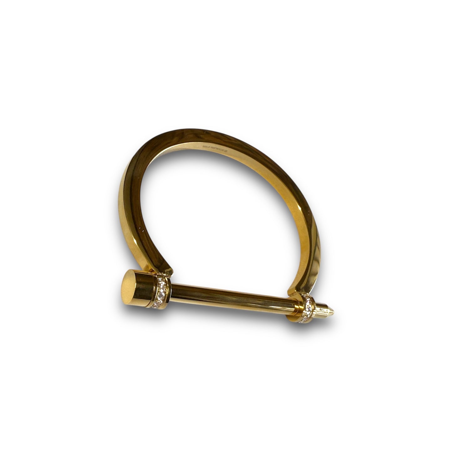 Gold Screw it Bangle