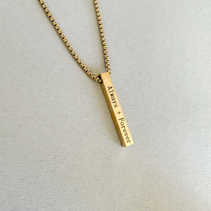 Always and Forever Gold Necklace