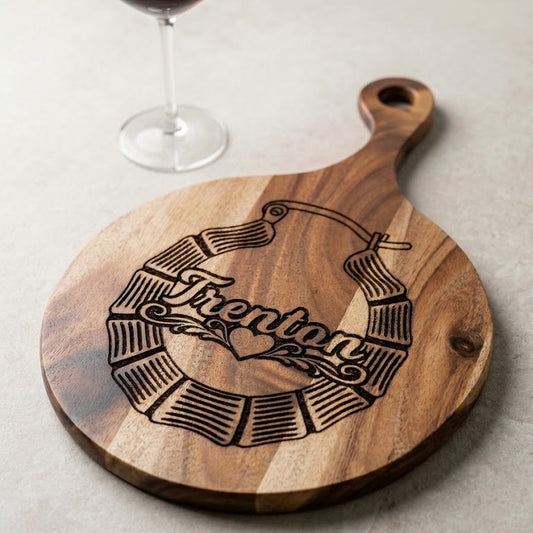 Trenton Bamboo Earring Charcuterie Board