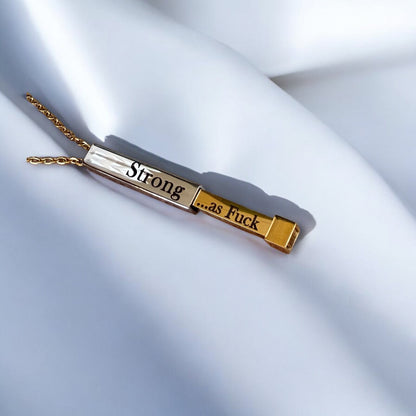 Hidden Message Strong AF Necklace