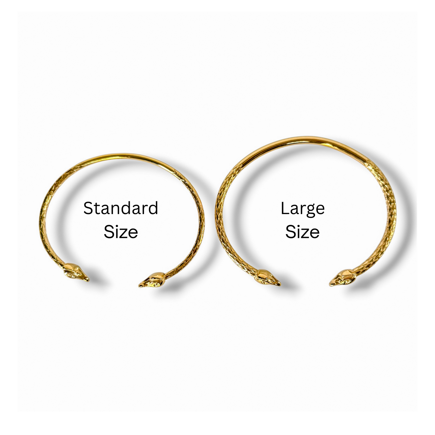 Large Gold Elephant Cuff Bangle Bracelet – Waterproof Stainless Steel Open Bangle, Gold Plated Elephant Jewelry