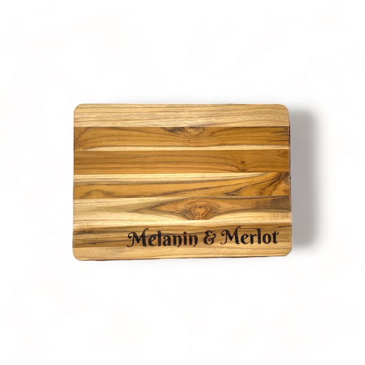 Melanin & Merlot Cutting Board