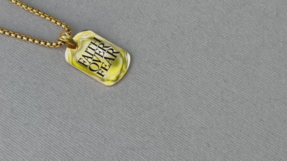 Faith Over Fear Necklace
