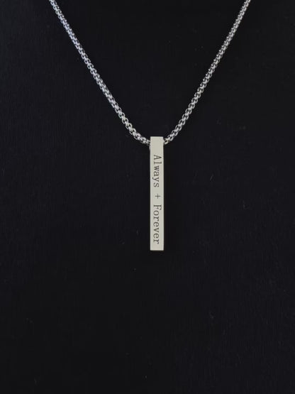 Always and Forever Silver Necklace