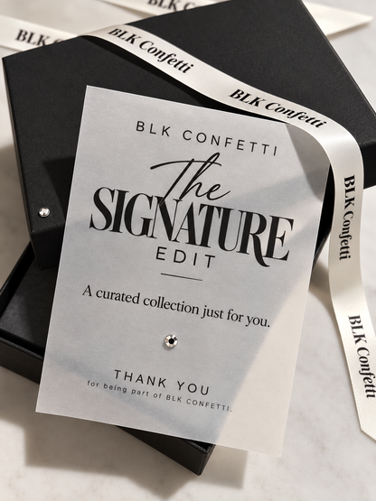 BLK Confetti Signature Edit curated jewelry and accessories mystery box